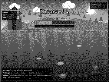 Screenshot of the Fishing Game